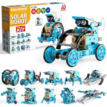13-in-1 Solar Powered DIY Robot Kit Educational Science Toys