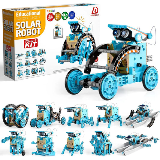 13-in-1 Solar Powered DIY Robot Kit Educational Science Toys