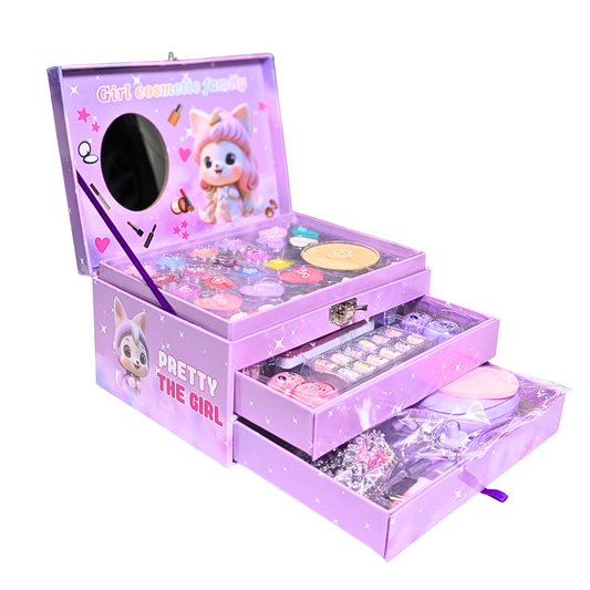 3in1 Realistic Cosmetic  Set For Girls