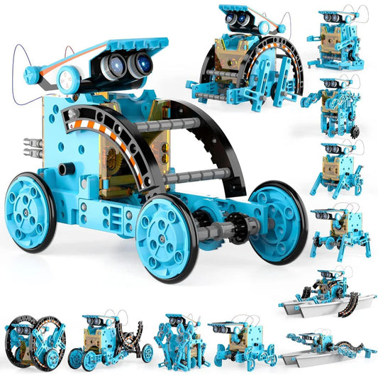 13-in-1 Solar Powered DIY Robot Kit Educational Science Toys