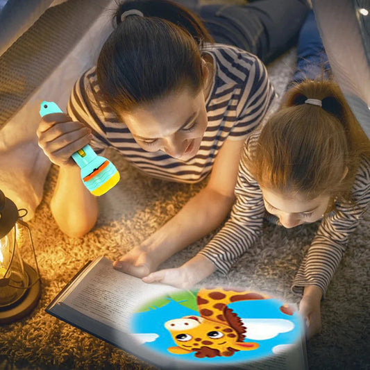 Mini Flashlight Projector Slide Projector Toy