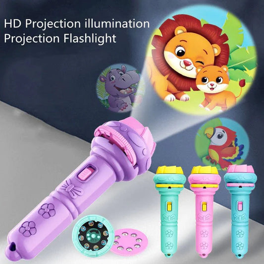 Mini Flashlight Projector Slide Projector Toy